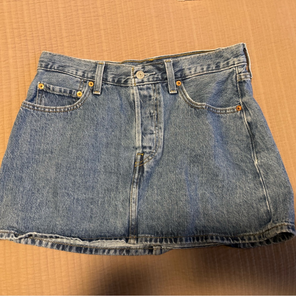 Levi's Classic Blue Mini Skirt